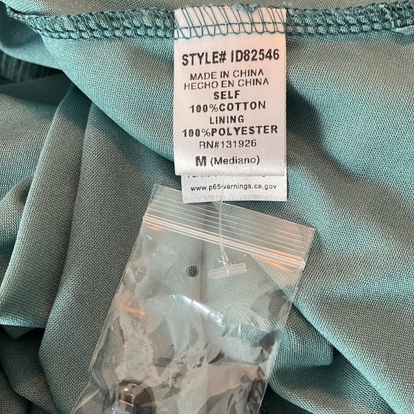 Teal Embroidered Midi Dress - Picture 8 of 8